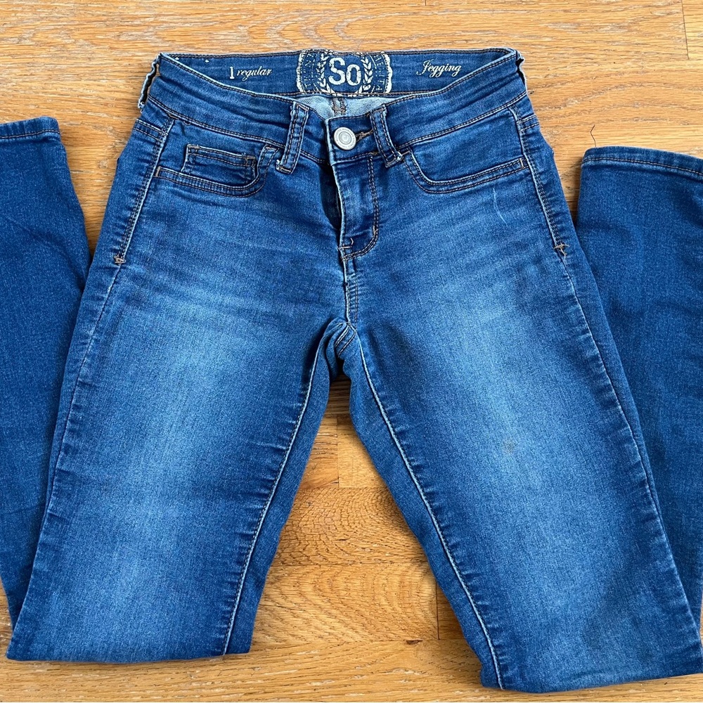 Jeggings size 1 | SO jeggings size 1 | Junior size 1 jeans - Picture 3 of 6